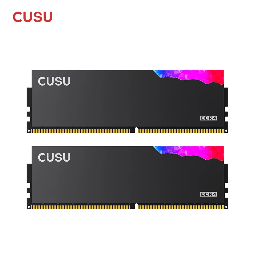 CUSU Memoria Ram DDR4 16gb 3200gb 3600mhz Rgb DDR4 8gb 288pin UDIMM Ram Memory Dual Channel for diy gaming computer