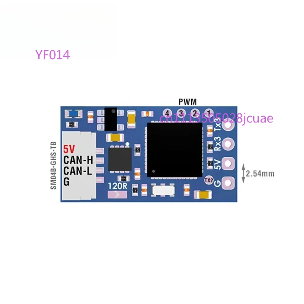 1PC CAN RC Input Adapter Receiver Module, STM32L431 MCU, AP Periph CAN Interface for RC Model Airplane