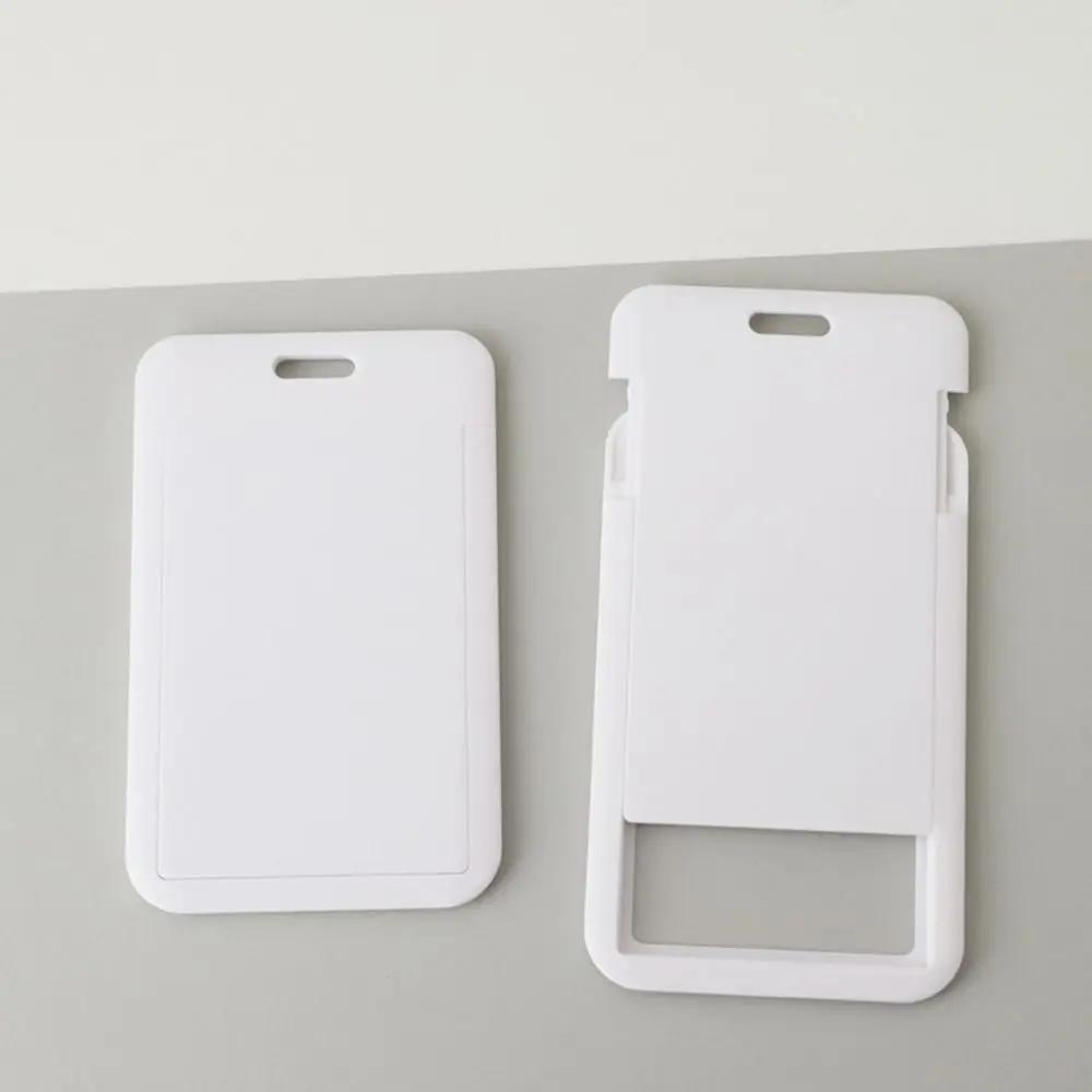 Cartoon Plastic Business Card Holder Bank ID Holders Student Supplies Women Men
