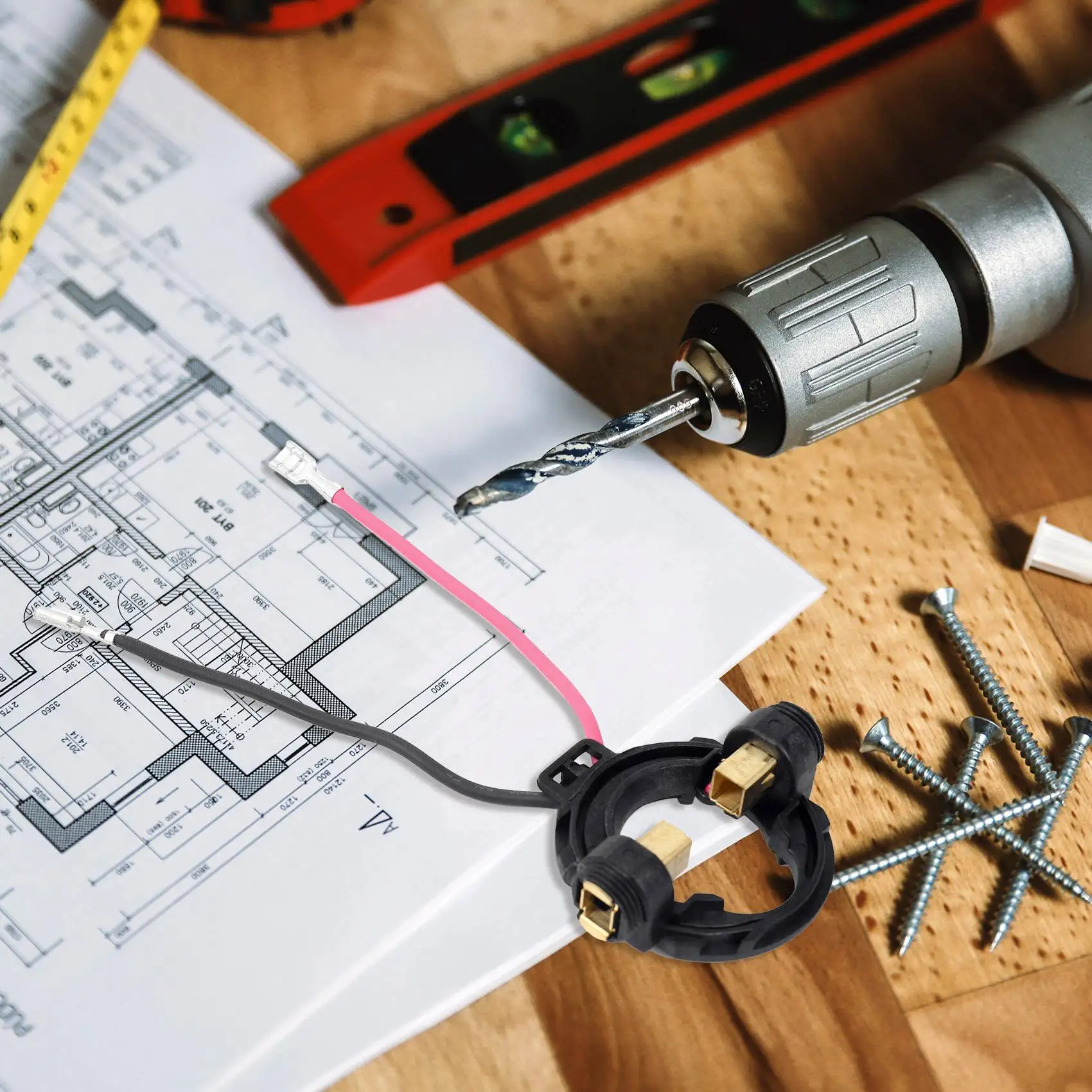 

ABWZ-Carbon Brush Block Holder Cap For HITACHI 328202 334696 328200 G18DSL G18DL G14DSL G14DL CE18DSL