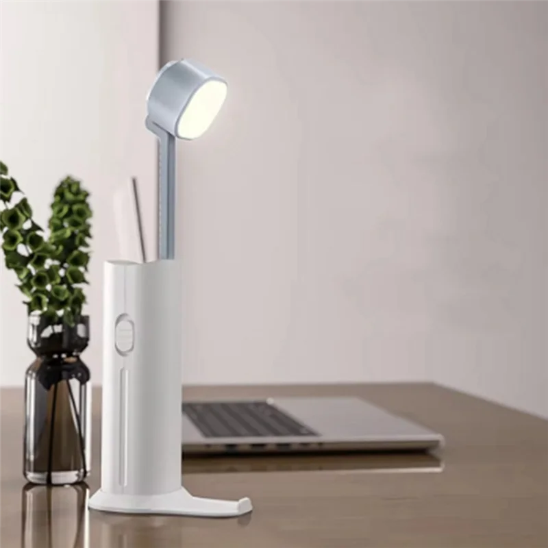 

A70P White Mini Power Bank With Portable Led Learning And Reading Small Table Lamp Suitable For Families