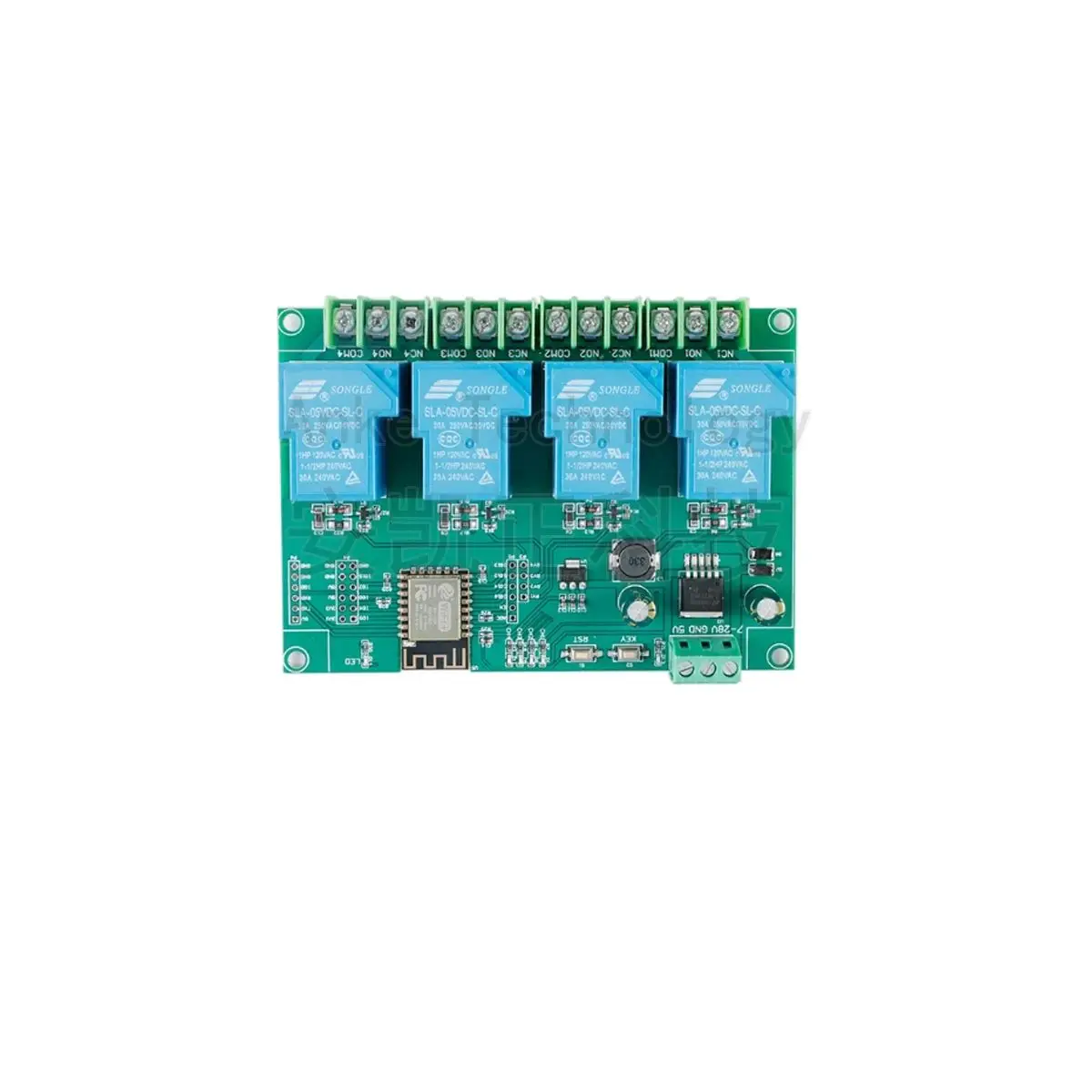 ESP8266 WIFI 4-channel 30A relay module ESP-12F development board for secondary development DC7-28/5V