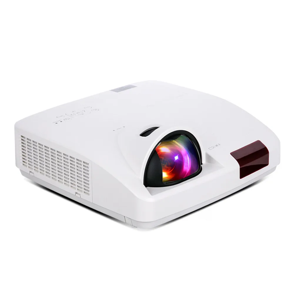 1080P 3D Cinema Home Education Projector 4500 Lumens Short Throw LCD with US Plug Portable Interactive Proyector for Office