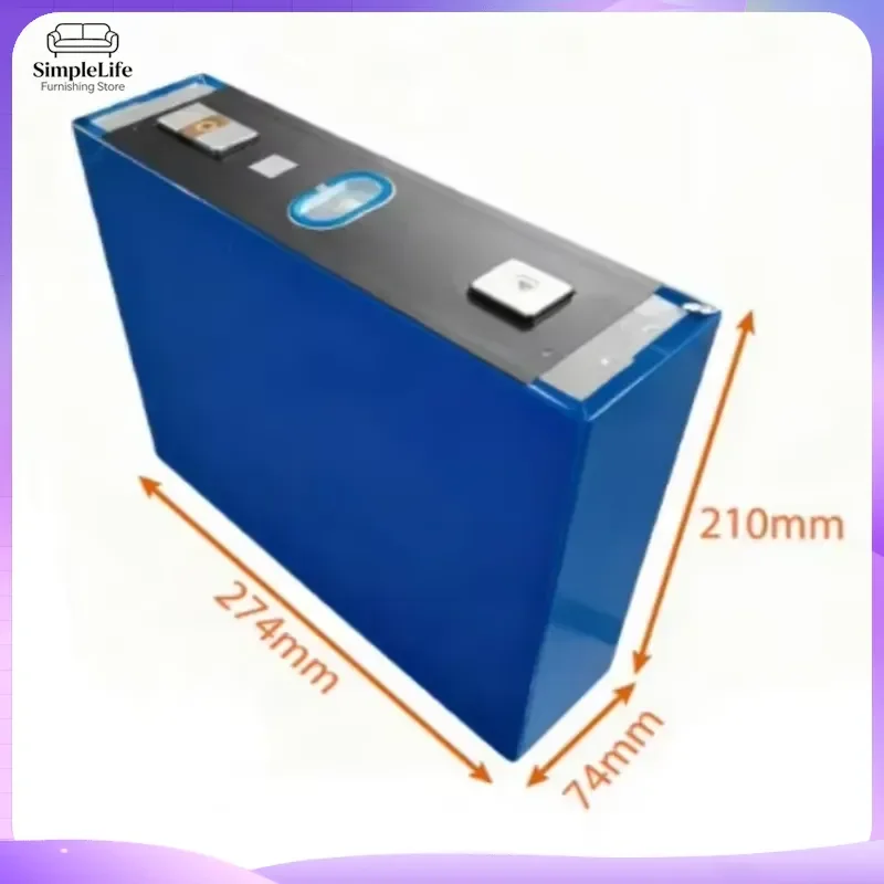 280Ah 3.2V LiFePO4 Battery Cell for Solar Panel Home Energy Storage System DIY Power Wall Off Grid Inverter High Capacity