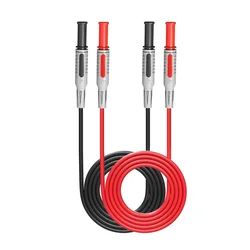 Cleqee – câble de Test multimètre P1032 p1033, moulé par Injection, fiche banane de 4mm, ligne de Test droite à incurvée