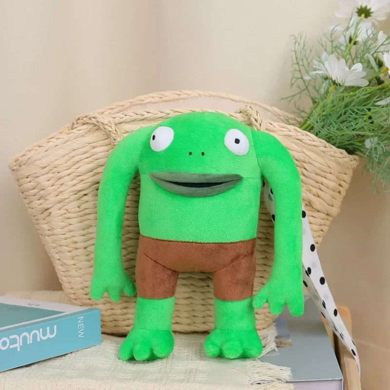 Juguete de peluche de amigos sonrientes para niños, muñeco de peluche suave Mr frog, para el hogar Decoración Kawaii, regalos de amigos sonrientes,