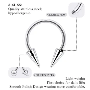 10 최고의 판매 뱀 물기 피어싱 -11