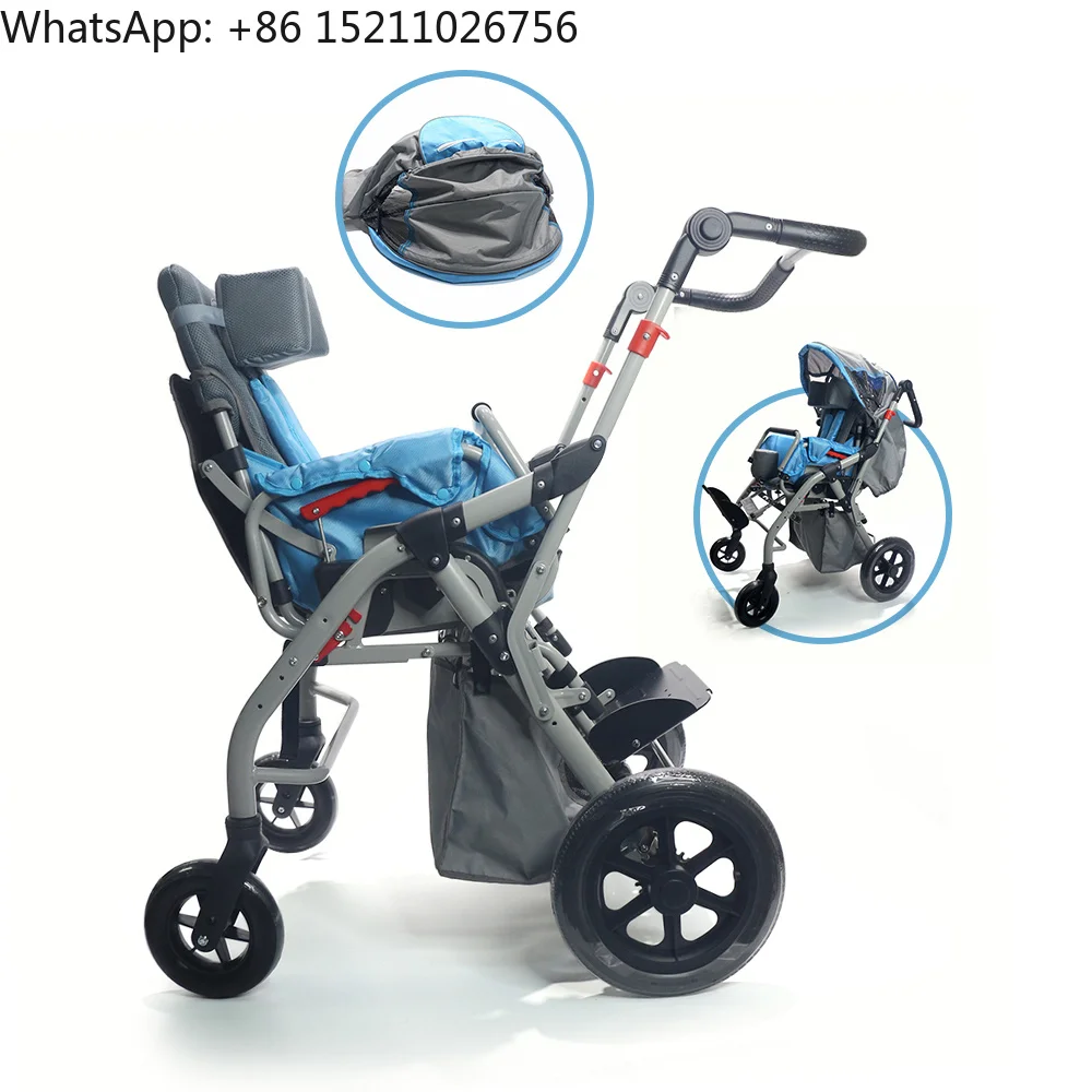 Pediatric Medical Equipment Manual Reclining Cerebral Palsy Children Baby Car -