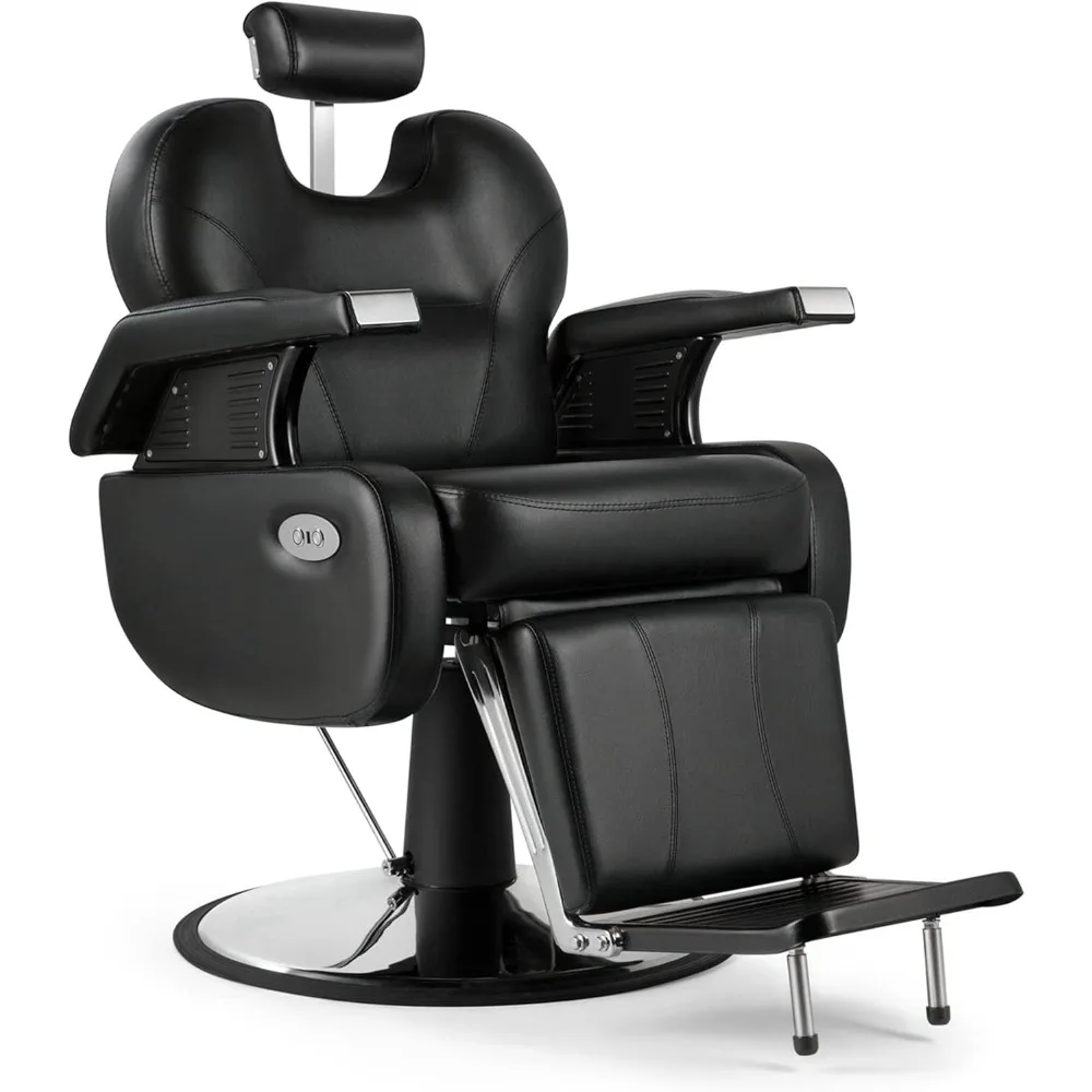 كرسي حلاقة كهربائي احترافي، كرسي صالون هيدروليكي عالي التحمل، كرسي حلاق مستلق #1