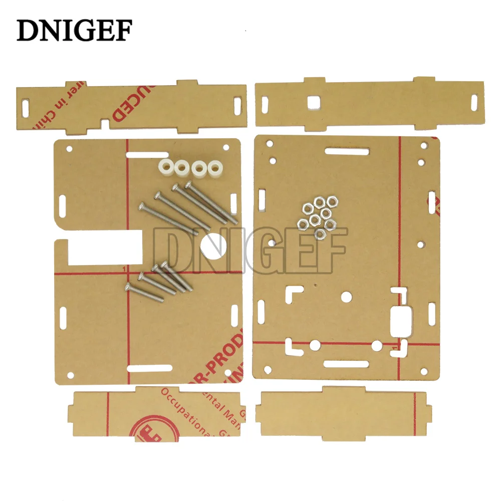 DNIGEF LCR T4 Case Clear Acrylic Case Shell Housing For LCR-T4 M328 Transistor Tester Capacitance Mega328