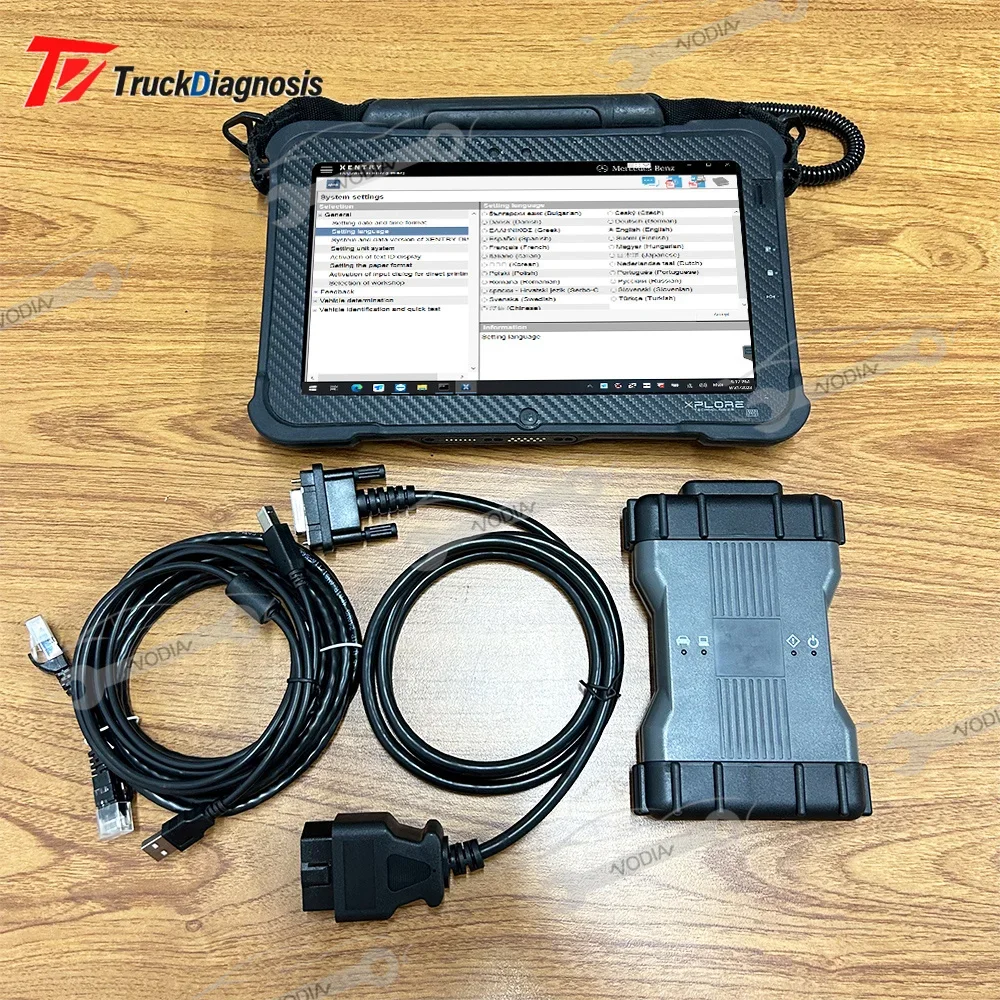 2024 Diagnostic tool Full Set MB SD C6 Xentry DoIP Diagnosis Multiplexer PK sd c4 c5 Truck car bus diagnosis tool with tablet