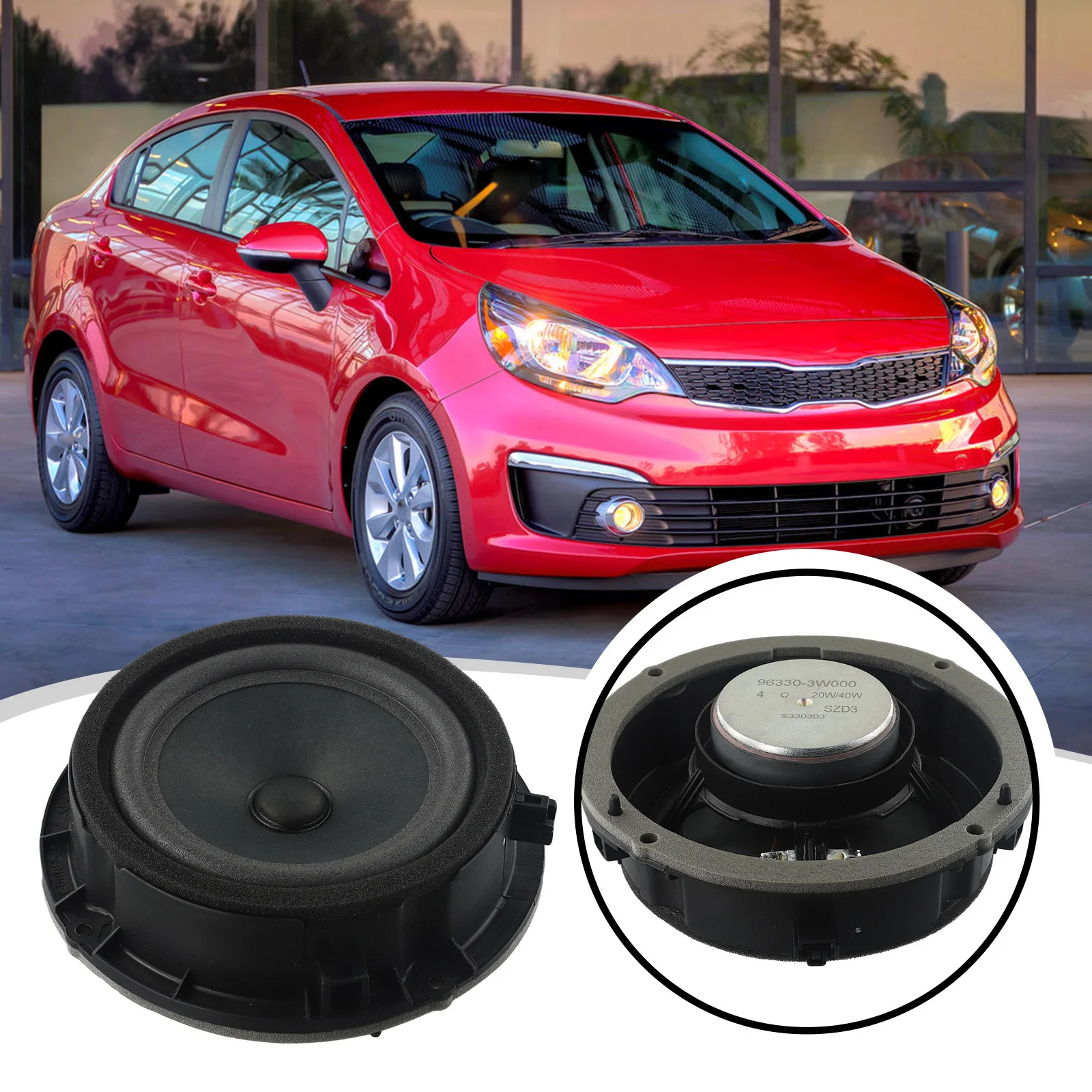 Upgrade For Kia SPORTAGE- 2010 2013 Sound System With This Door Speaker Assy Plug- And Play Speaker Assembly 96330-3W000