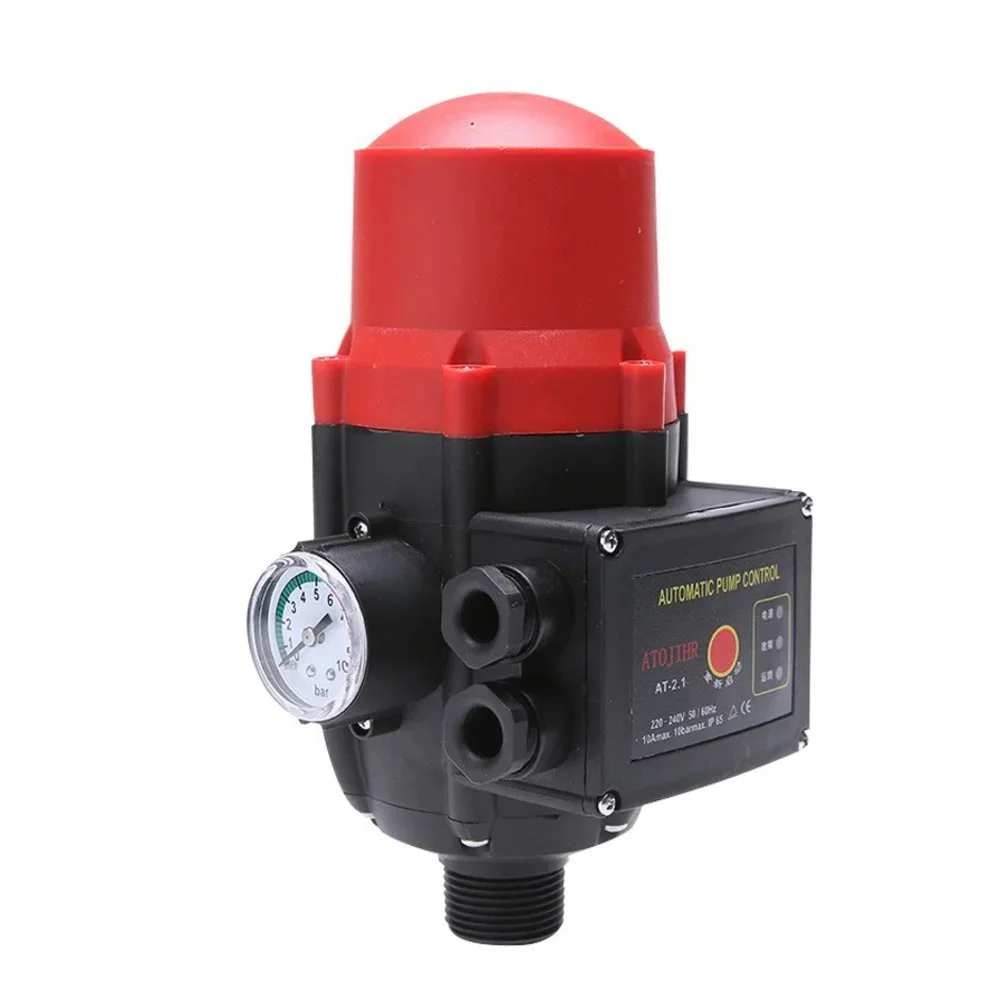 Controlador de presión de bomba de agua inteligente, interruptor electrónico de flujo de agua, 220V, 1.1kw, 1.5bar