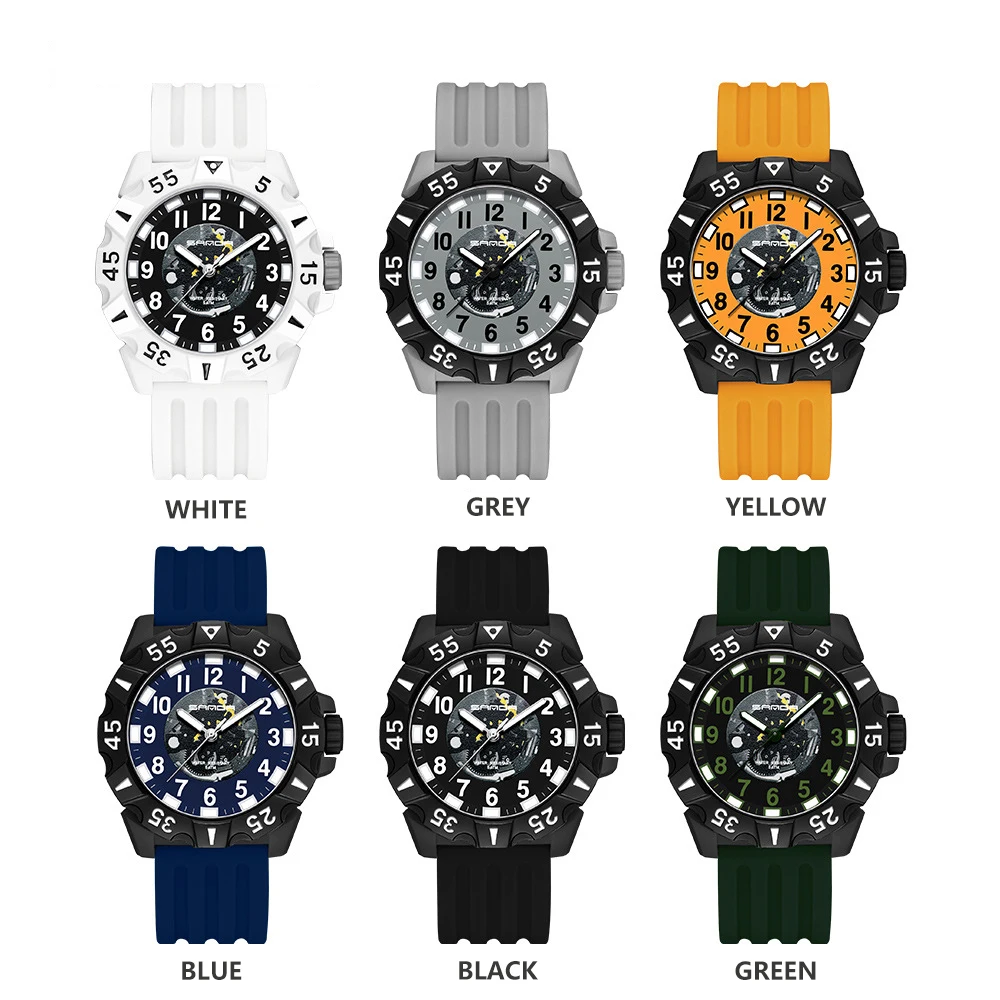 UTHAI CE110 Casual Men watch, digital fashion trend, creative waterproof quartz watches, cool clock gift watches for man