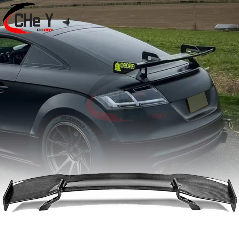 For Audi New R8/TT/TTS/TTRS/S3/S4/S5/S6/S7/S8 High Quality Real Carbon Fiber Spoiler Wing Lip Spoilers Car Accessories