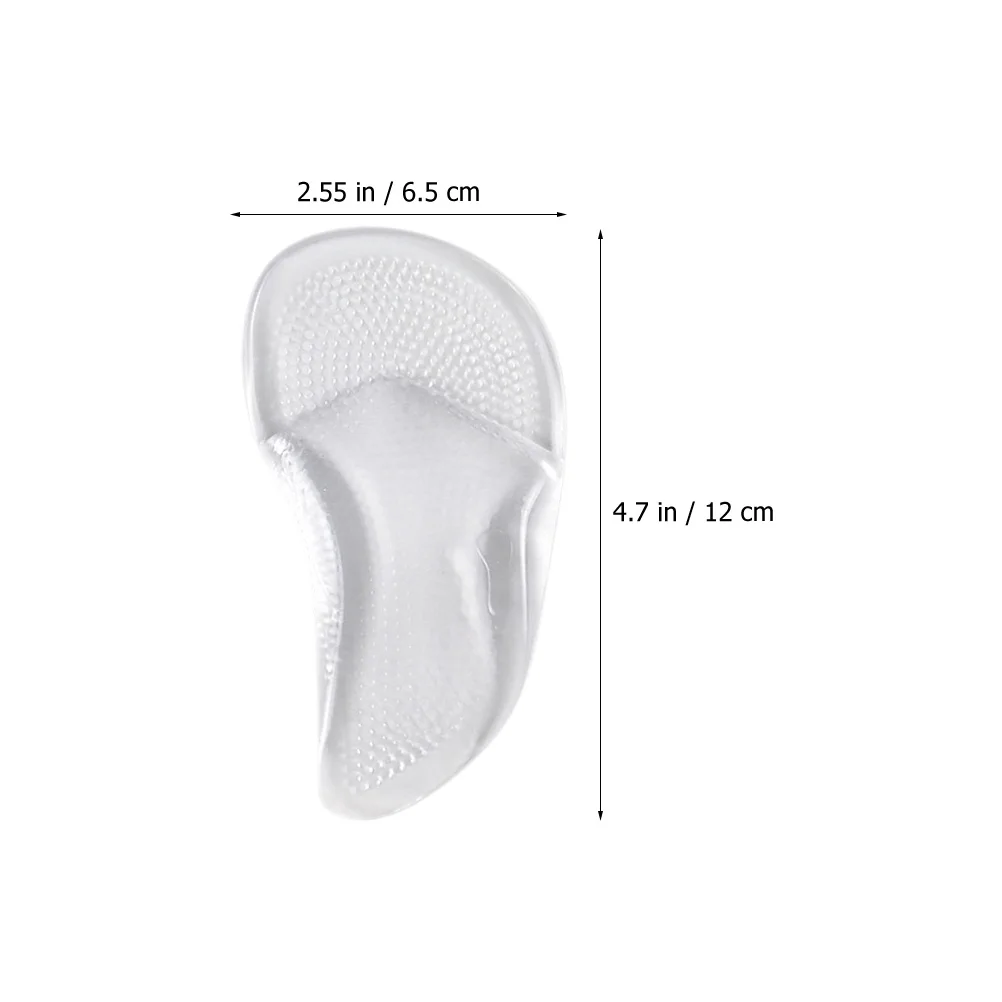 女性用足アーチサポートインソール、前足パッド、ハイヒールクッション、靴の中敷き、中足骨パッド、滑り止めハーフインソール