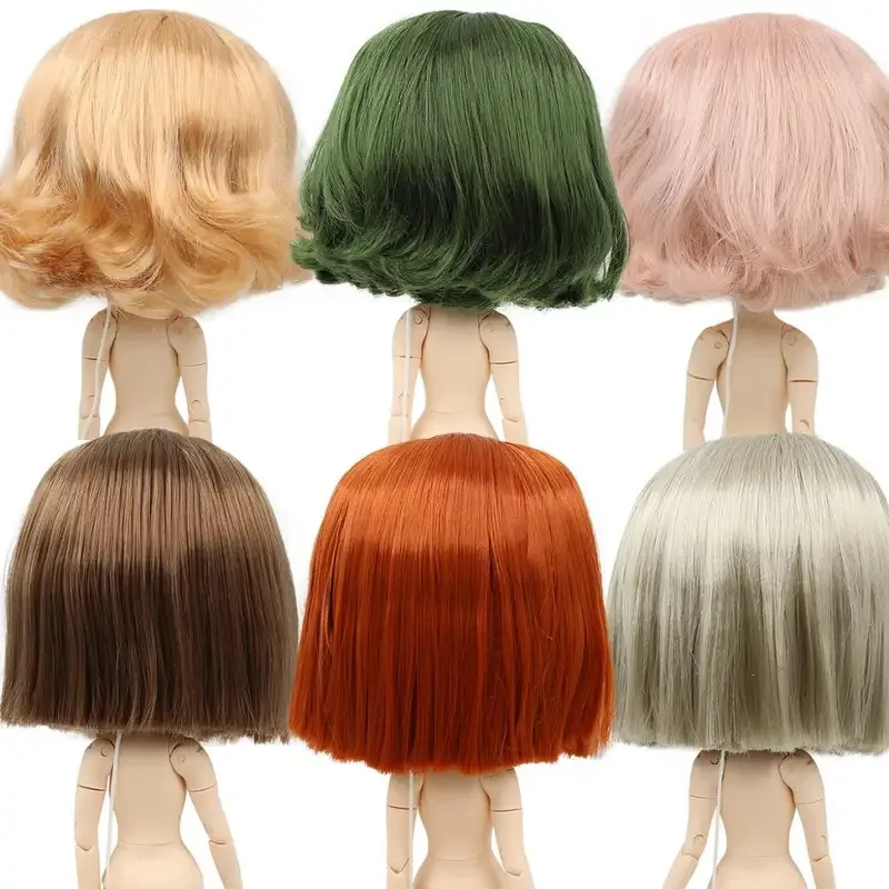 

ICY blyth doll wig only rbl scalp and dome short hair for custom doll anime toy bob hair