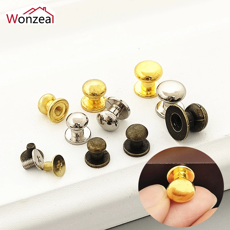 5pcs Mini Knobs Small Handles Cabinet Pulls Antique Bronze/Silver/Gold Jewelry Wooden Box Drawer With Screw Furniture Hardware