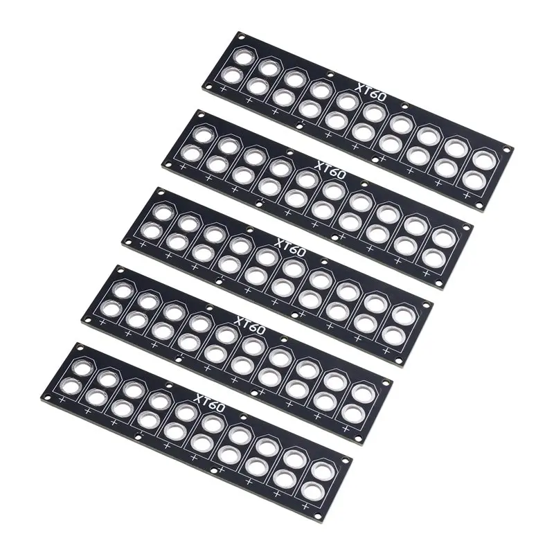 FEDI-For XT60 Parallel Charging Plate 10-Port PCB Welding Board For FPV Drone