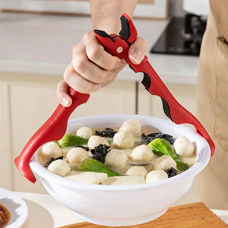 

3-in-1 Anti-Scalding Clip - Non-Slip, Easy Grip Kitchen Tool for Safe Handling of Hot Dishes, Ideal for Home Cooking,Pot Holder