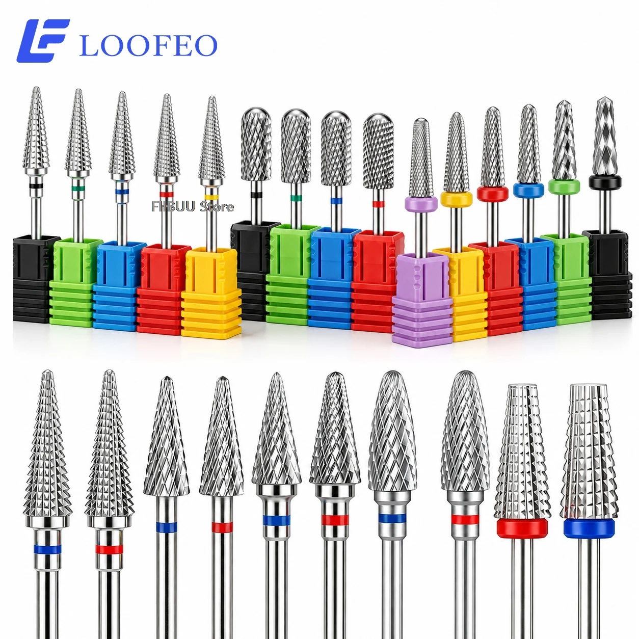 1pc Stainless Steel Nail Drill Bit for Gel Removal Cuticle Burr Bits Milling Cutter For Manicure Pedicure Nail E-File Bit Tools