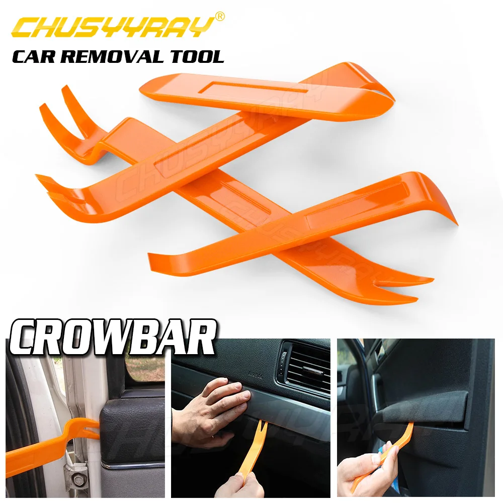 XWQHJW 4pcs Car Removal Tool Car Radio Door Clip Panel Trim Dash Automobile Interior Disassemble Kit Repair Tool