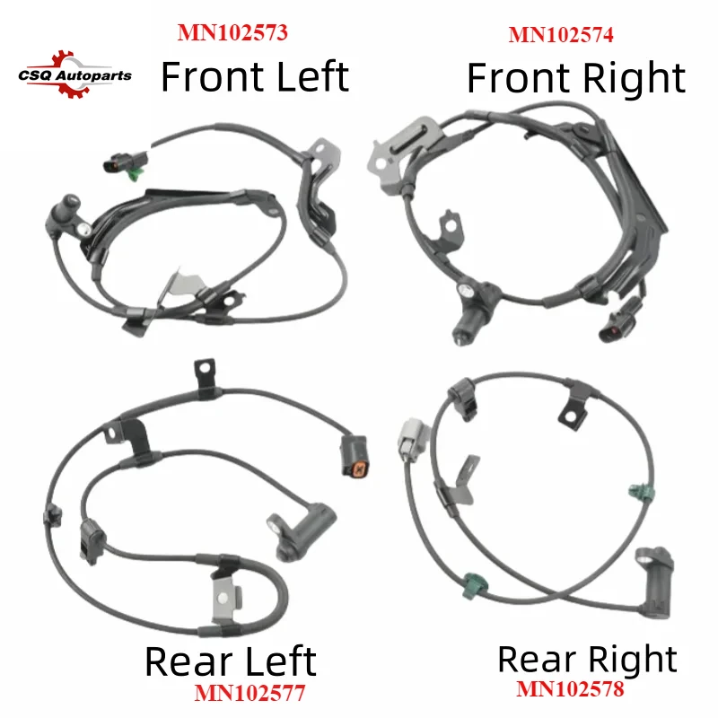 

Front Rear Left Right MN102573 MN102574 MN102577 MN102578 ABS Wheel Speed Sensor For Mitsubishi L200 Triton Pajero Sport