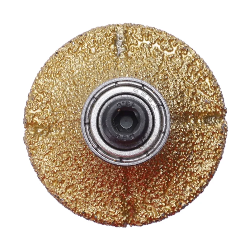 AB45 2X mármol 31Mm de diámetro Bullnose diamante perfil rueda enrutador broca tono dorado