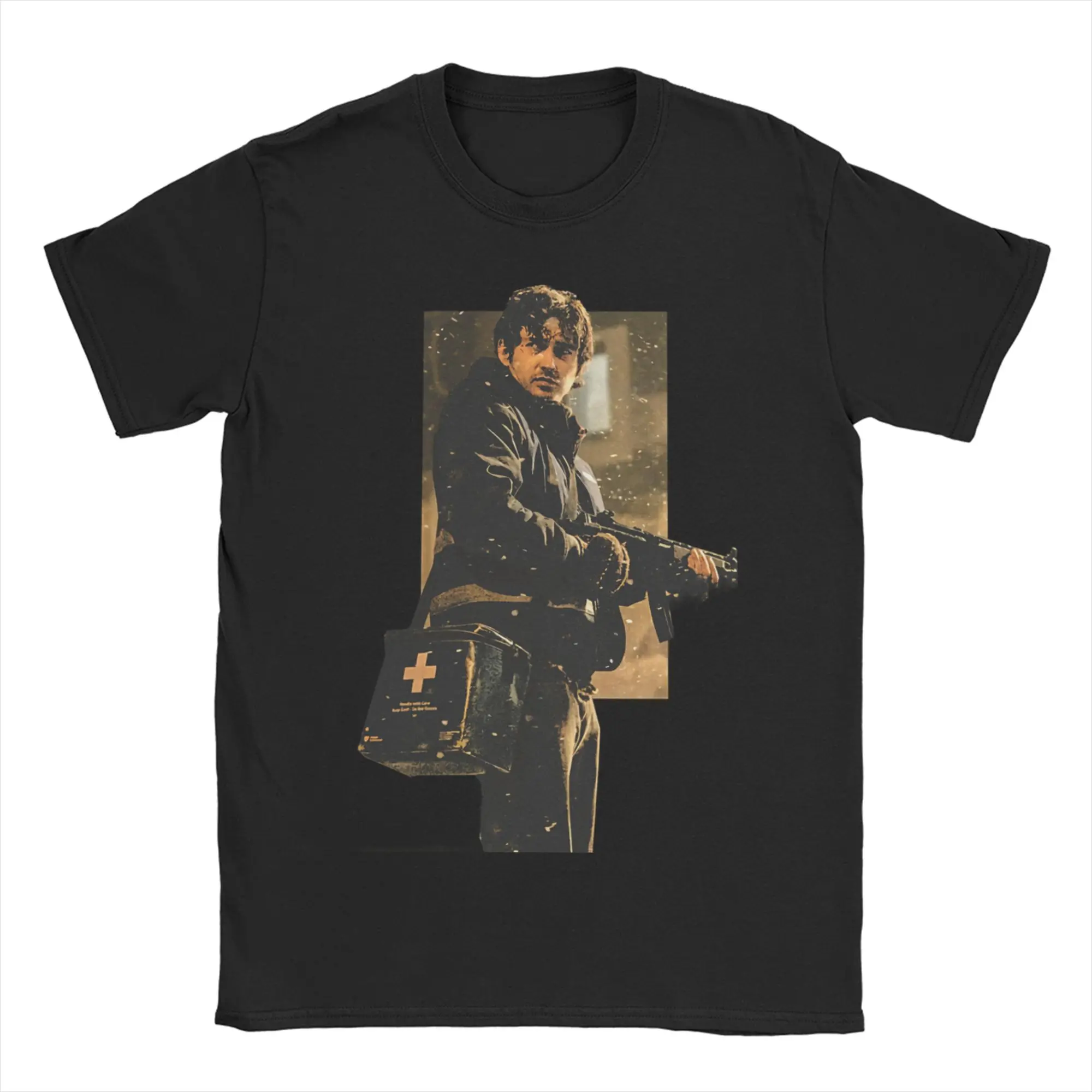 Men T-Shirt 2026 RE Movie Bryan Hodukavich Medical Courier Pure Cotton Tee Shirt Short Sleeve T Shirts Crewneck Clothes Printed