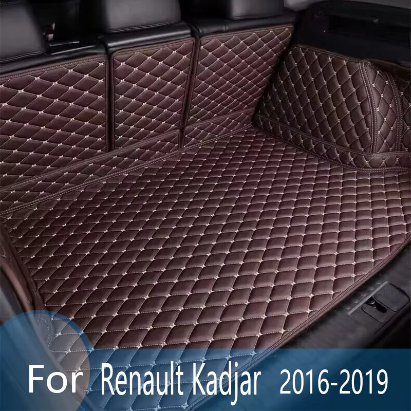 

Auto Full Coverage Trunk Mat For Renault Kadjar SUV 2016-2019 17 18 Car Boot Cover Pad Cargo Interior Protector Accessories