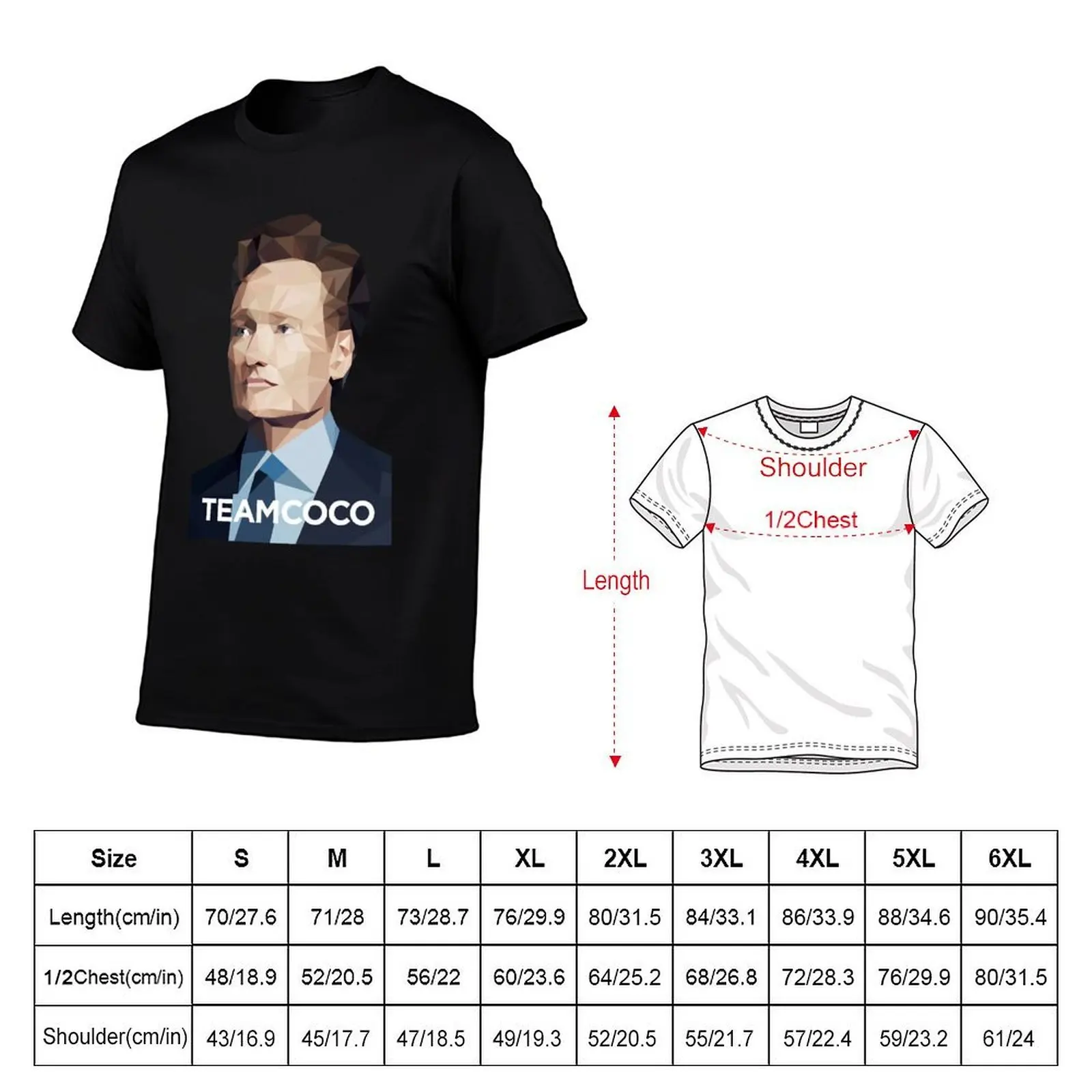 Conan O'Brien T-Shirt oversize t-shirts man cute tops mens graphic t-shirts funny