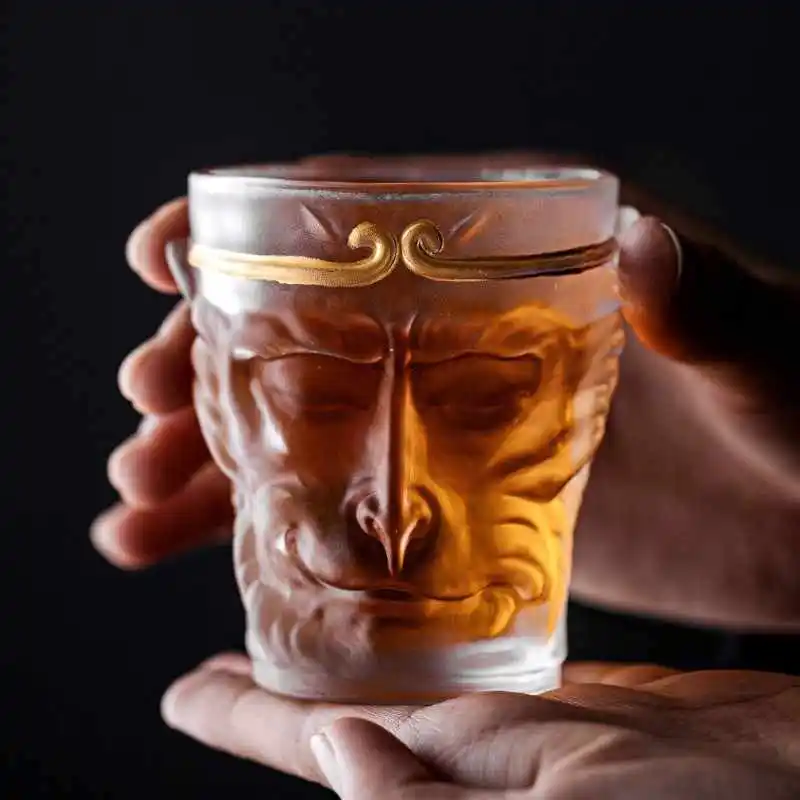 Clear Glass Cup Black Myth Wukong Transparent Tea Cup Juice Glass Beer Milk Mocha Cups Breakfast Mug Drinkware Home Glass Cup