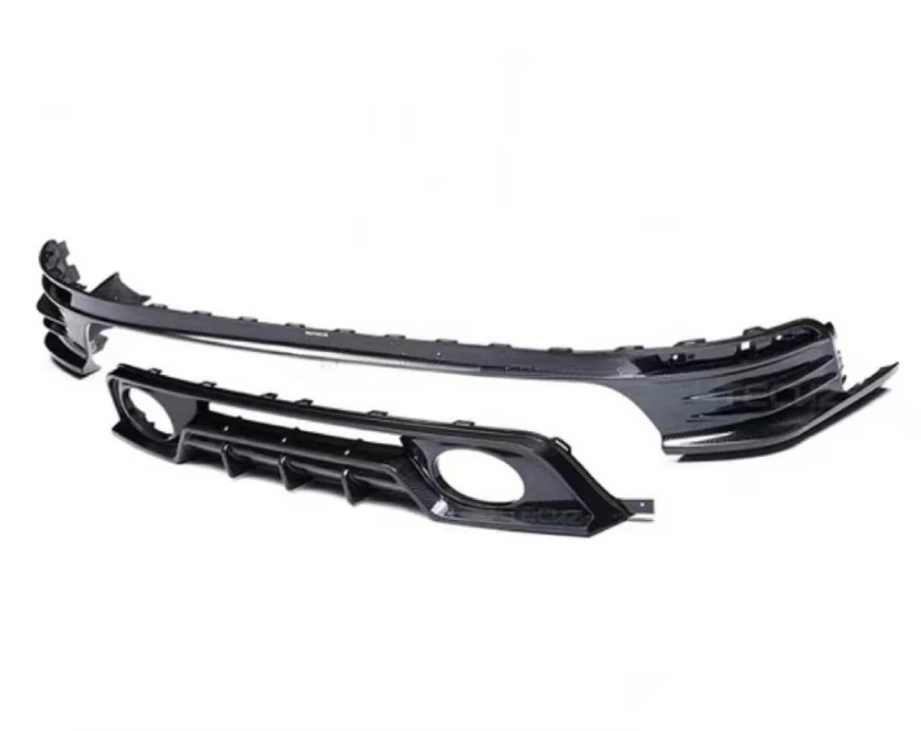 For  911 992.2 Carbon Fiber Paktech-z Style Car Rear Bumper Double Sided Tape Lip Diffuser