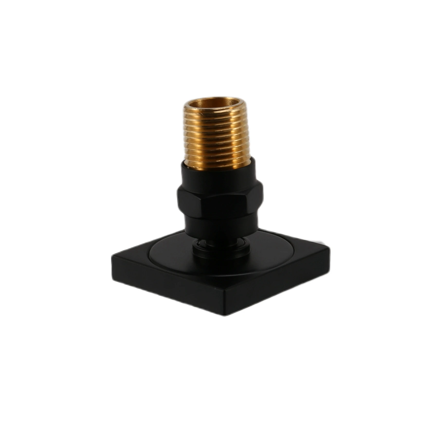 

Душевая лейка EYFL-3X с массажными форсунками, латунь, квадратная, матовый никель/черный