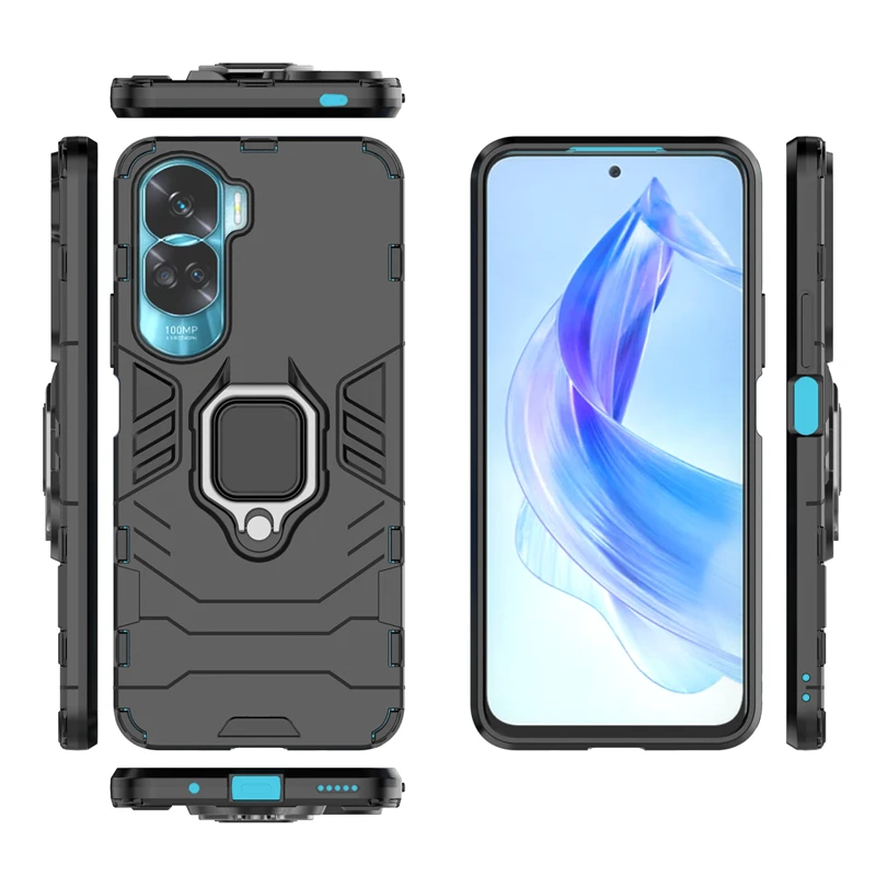 For Honor 90 Lite 5G Case Armor Anti-knock Magnetic Suction Stand Full Cover Honor 90 Lite 5G Case For Honor 90 Lite 5G 6.7 inch