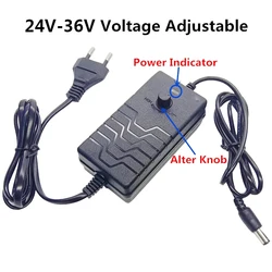 24V-36V 2A Universal Adjustable Power Supply Multivoltage Transformer 25V 27V 28V 29V 30V 31V 32V Multi Voltage Power Supply EU