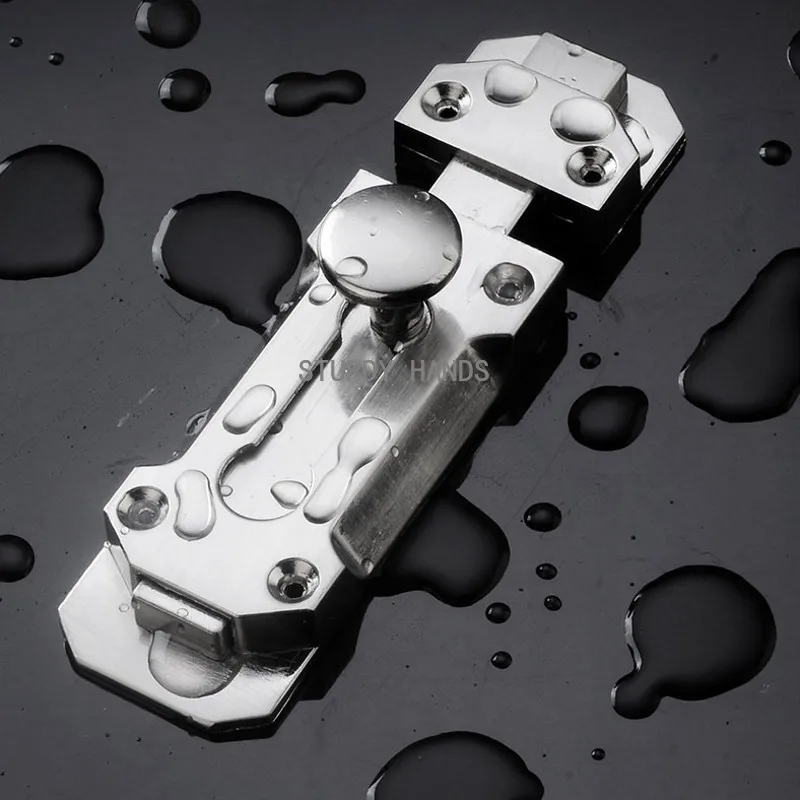 

1 шт., утолщенный болт из цинкового сплава, пряжка для дверного и оконного замка, внутренний предохранительный замок, замок для ящика кухонного шкафа