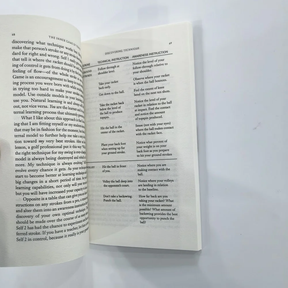 O Jogo Interno do Tênis: O Guia Clássico do Lado Mental do Peak Performance Livro Inglês