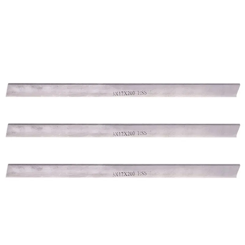 

ABMH-3 Pcs 3 Mm X 12 Mm X 200 Mm High Speed Steel Blades Practical Tool Lathe HSS Bit
