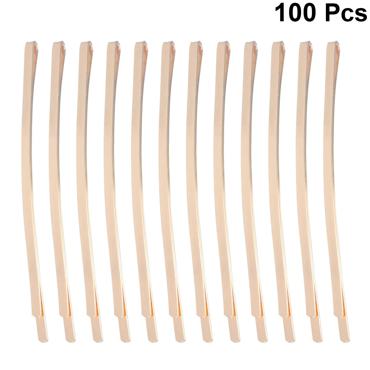 

100Pcs Metal Hairpin Simple Bobby Pin Cute Decorative Hair Clip for Party Wedding Daily Styling Hair Accessories