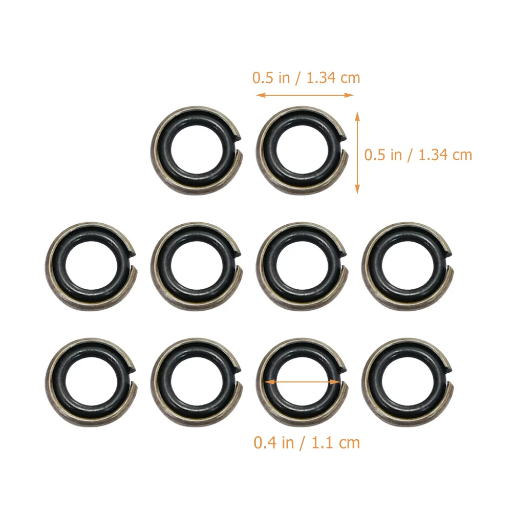 12 Sets Wrench -ring Air Wireless Electric Socket Retainer Rings Impact Friction Drive Rubber Iron Retaining