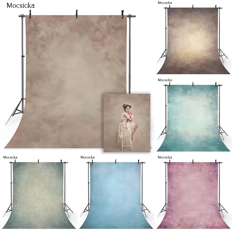 Abstract Texture Backdrop for Photography Light Color Old Master Photo Background Newborn Kids Photographic Studio Art Photocall