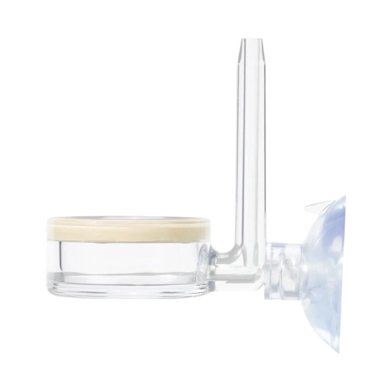 JU64 Aquarium Air Diffuser with Suction Cup Increasing CO2 Saturation Carbon Dioxide CO2 Diffuser Atomizer Sprayer