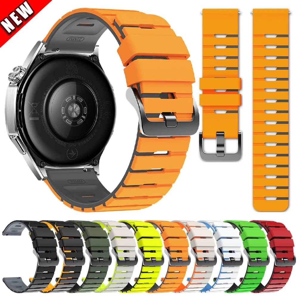 22 ミリメートルシリコンストラップ SUUNTO 5 PEAK/9 PEAK PRO DLC スポーツ時計バンド用 SUUNTO RUN VERTICAL OCEAN RACE 2/S 通気性ブレスレット