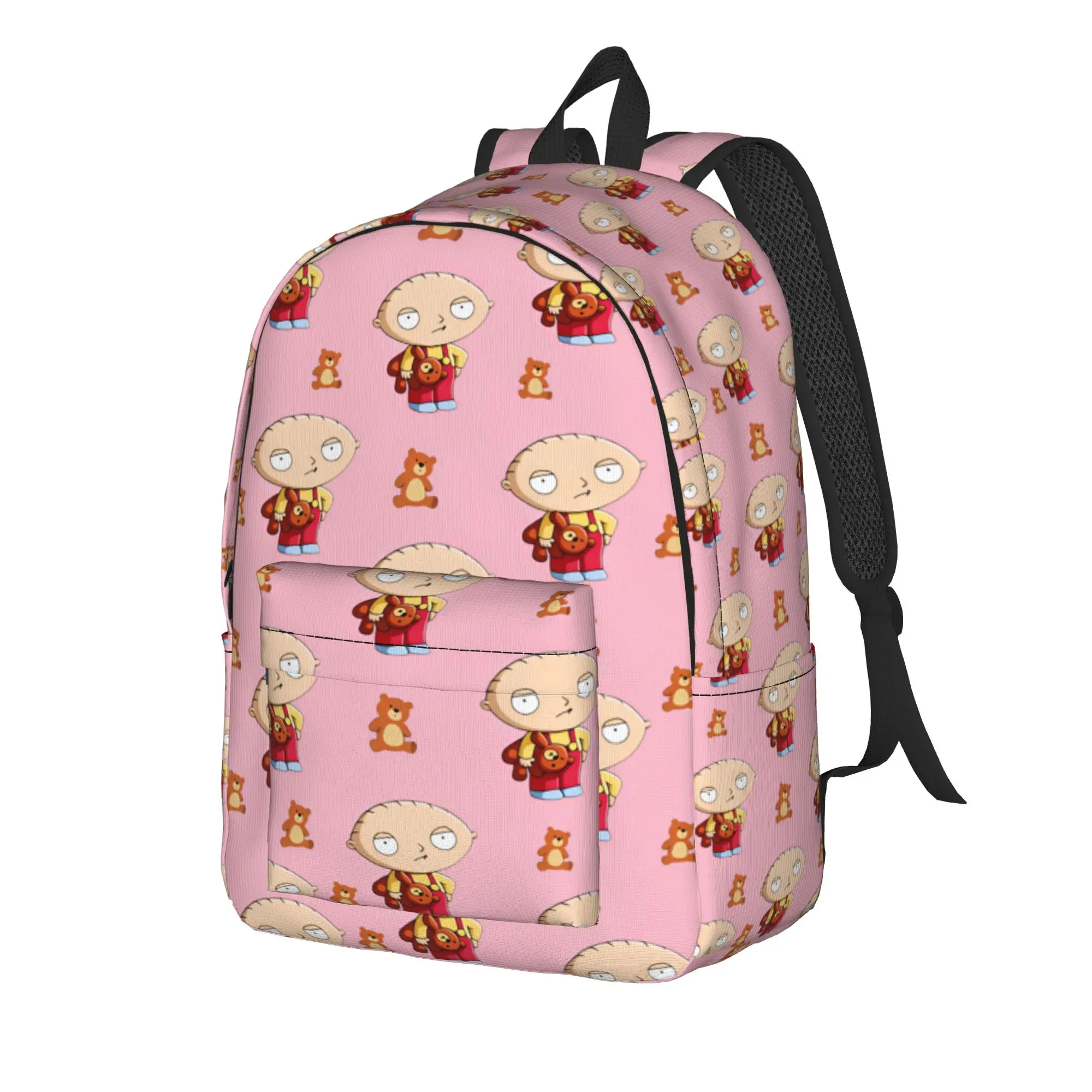 Peters Griffins Familys Guys Backpack Unisex Breathable Backpacks Polyester Streetwear High School Bags University Rucksack