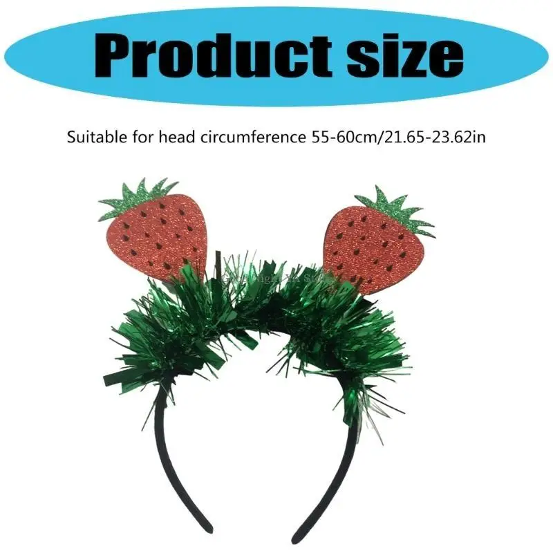 Taquho fruta da fruta havaiana brilho para artistas cabelo ajustáveis para artistas dança e adereços fios para