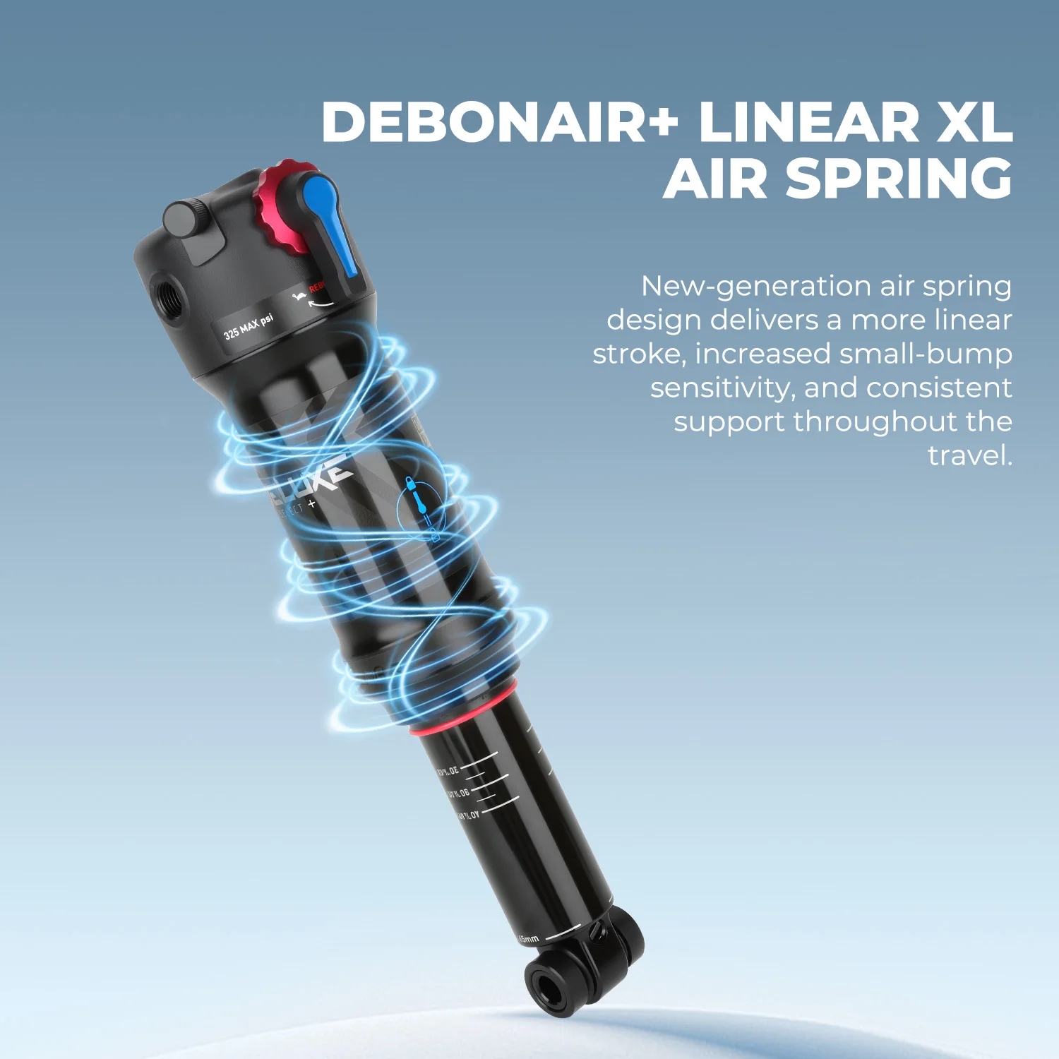 RockShox Deluxe Select+ Rear Shock 205x65mm 350PSI