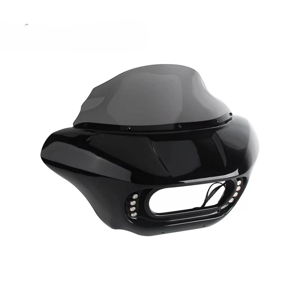 Motorcycle Front Fairing With Turn Signal Light for Har 1ey Dyna Low Rider FXDL 06-2017 for Dyna Fat Bob CVO/SE FXDFSE 2009-2010