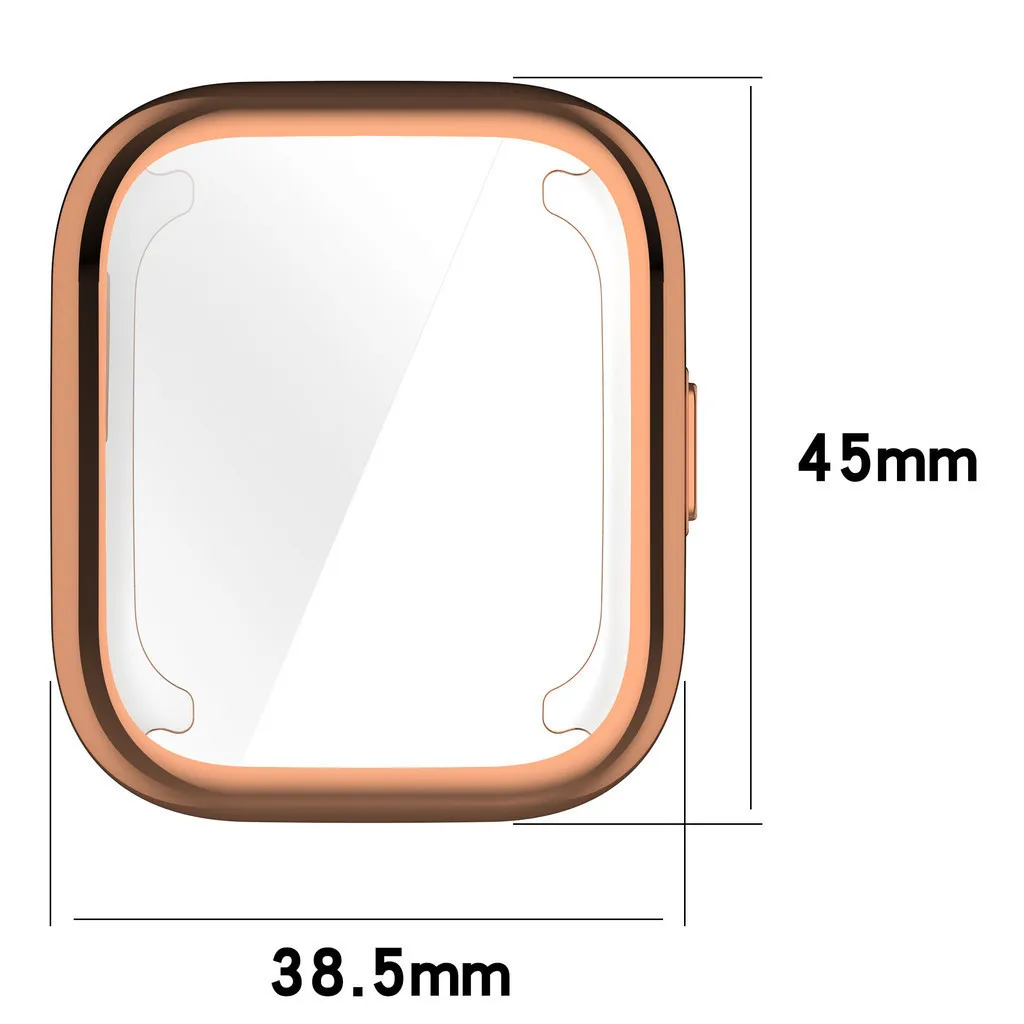 TPU Case Cover For Huami Amazfit Active Soft Electroplating SmartWatch Screen Protector Frame Anti-scratch Full Cover