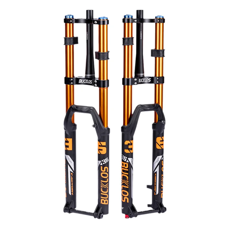 

27.5/29 Inch Bicycle Suspension Fork Magnesium Alloy 180mm Travel Bike Forks Rebound Damping Adjustable Downhill Cycling Parts